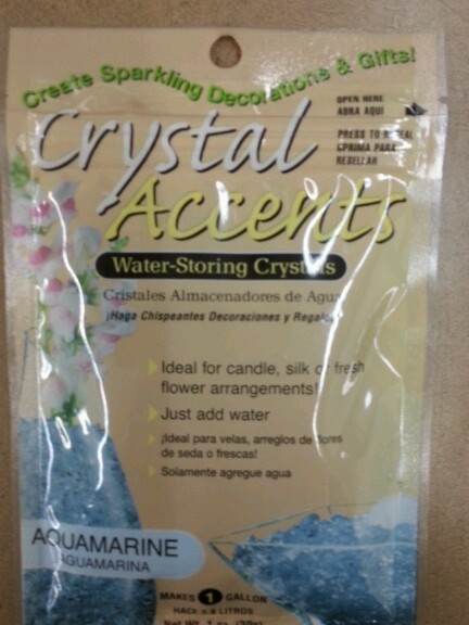 Crystal Accents Water – Storing Crystals – PURCHASING ONLY ONE PACKET -LMK Color