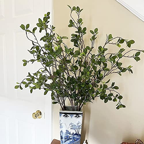 pcs Artificial Branches Plants Artificialery Stems Fauxery Stems Faux 3 Green