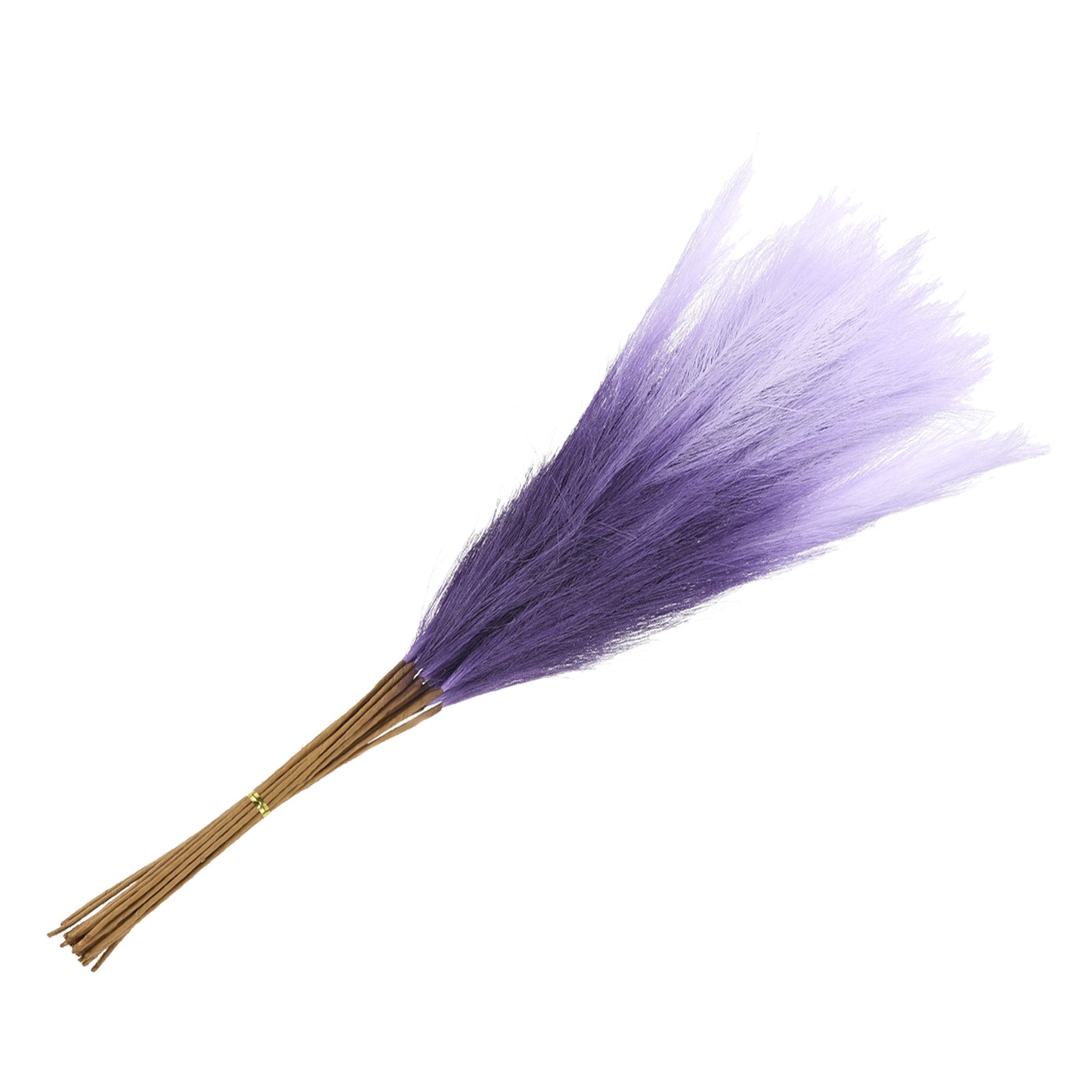 20Pcs Faux Pampas Grass,21″/55cm Fake Pampas Grass Decor,Gradual Purple