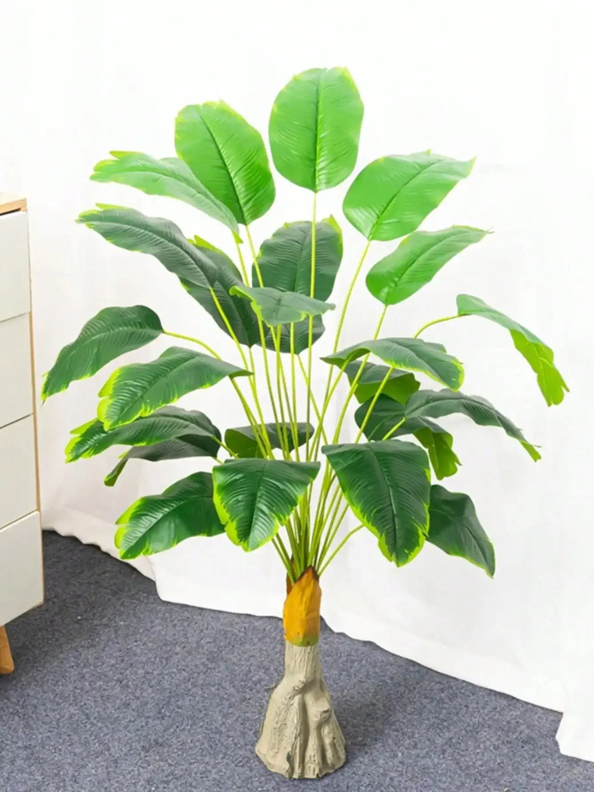 Artificial Tropical Palm Tree Large Fake Plant Real Touch Home Garden Decor