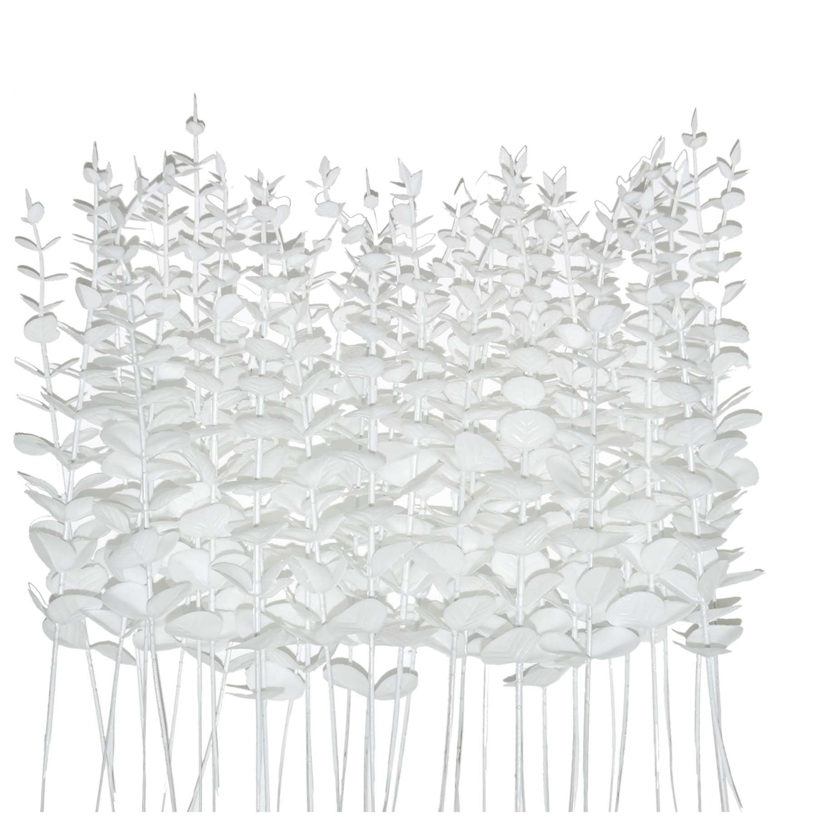White Eucalyptus Stems Faux Eucalyptus Leaves for vase White Flowers for Wedd…