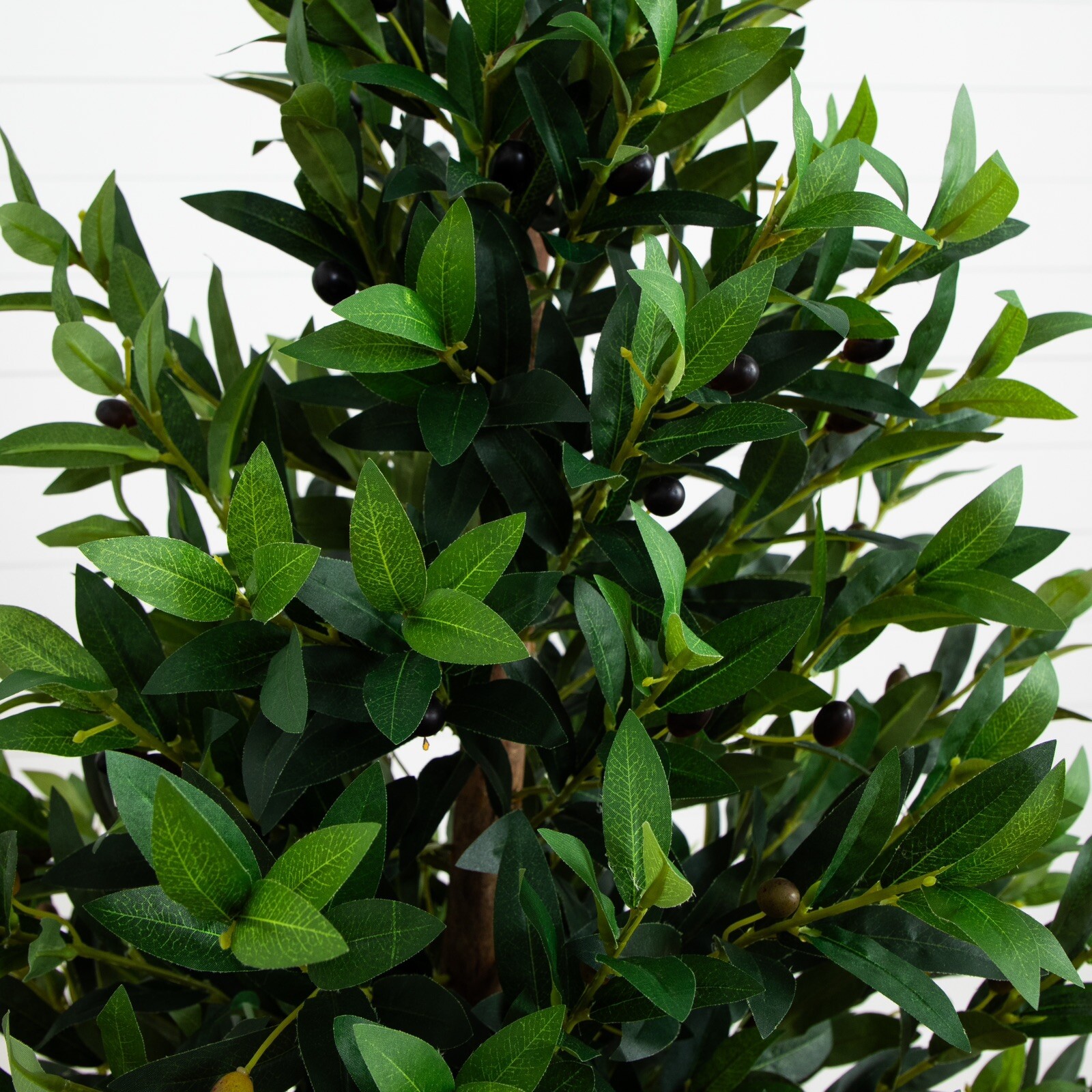 4.5’ Olive Cone Topiary Artificial Tree UV (Indoor/Outdoor) Decor. Retail $230