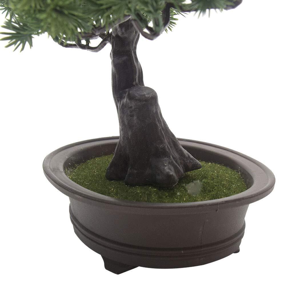 Artificial Bonsai Pine Tree Plastic Simulation Potted Plant DIY Decorative Bo…
