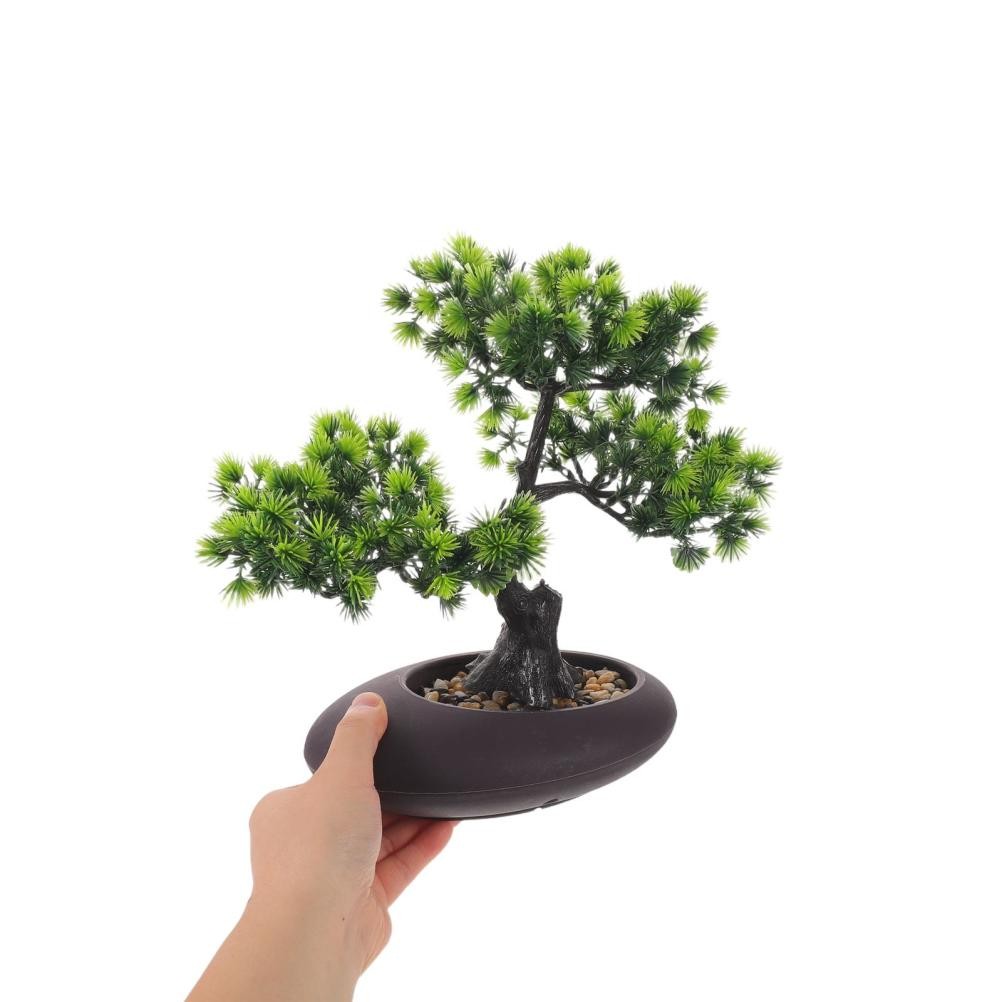 Detailed Faux Pine Tree for Sushi Plate Decoration and Aquarium Display