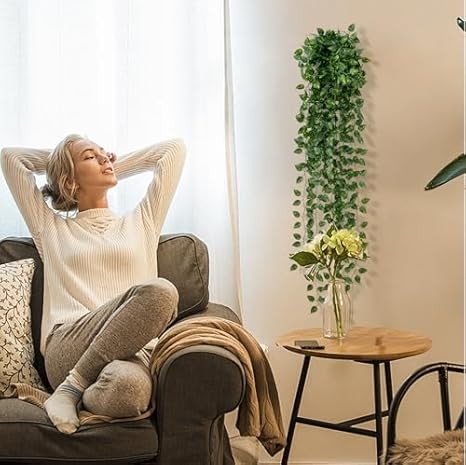 12 Pack 86Ft Artificial Ivy Vines – Faux Greenery Garland for Home Decor