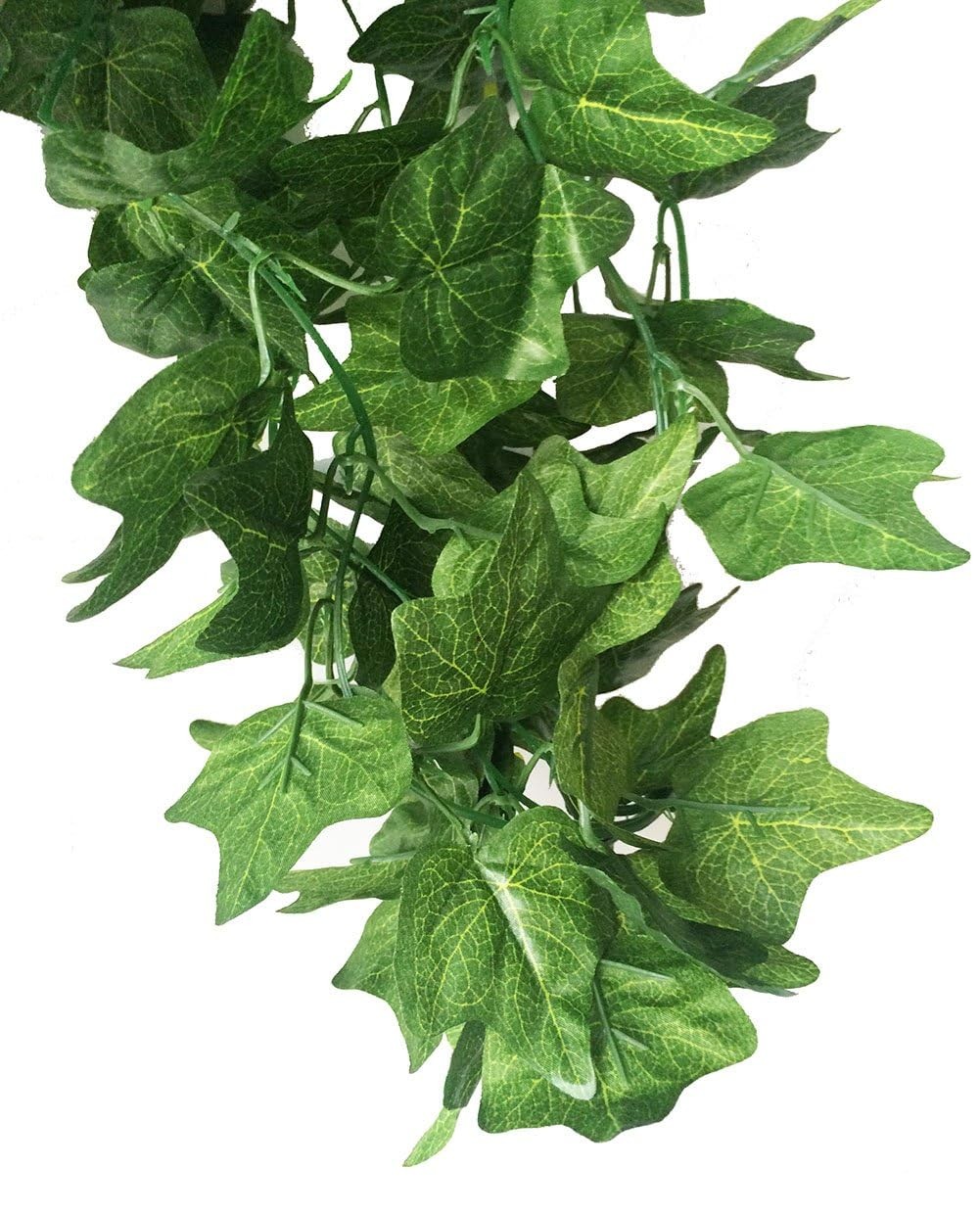 Artificial Ivy Silk Vines 40 Ft Greenery Garland Fake Hanging Plants Pack of 5