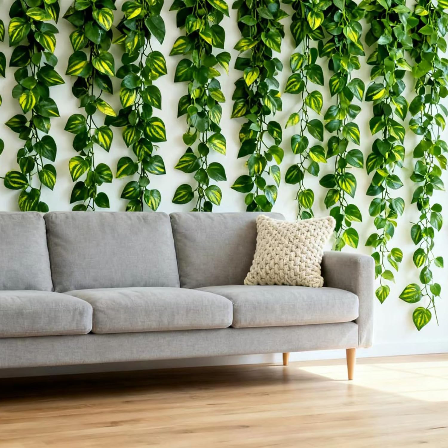 Fake Vines for Room Decoration Artificial Ivy Garland Hanging Vines Faux Vines D