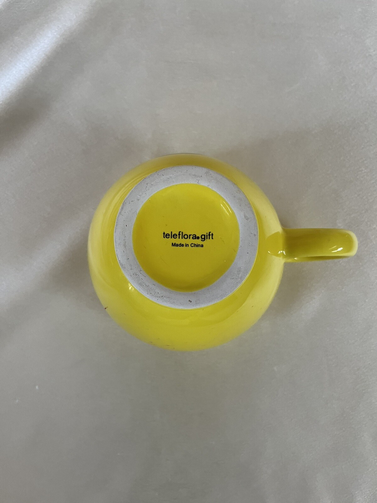 Teleflora Smiley Face Coffee/Tea Mug/Cup Floral Vase 20 Fl Oz 4.5”T Collectible