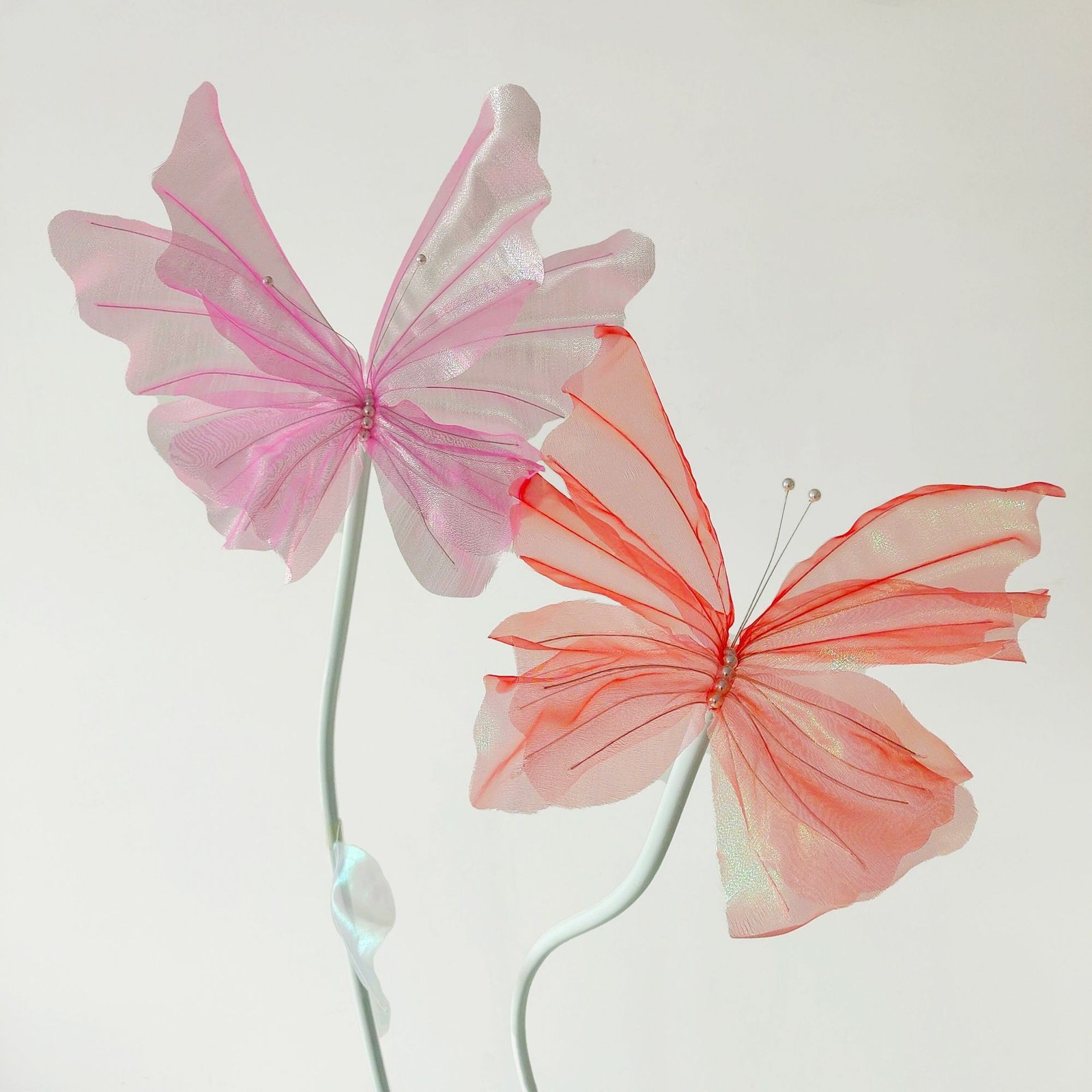 Large 50cm Hanging Silk Yarn Butterfly for Creative Wedding and Festival Decor