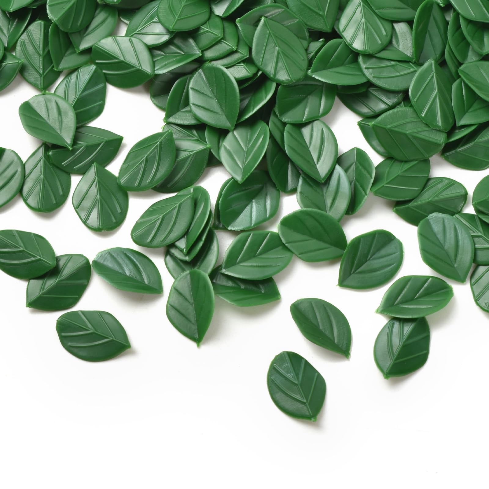 Artificial Mint Leaves, 400 Pcs Artificial Green Leaves Cabochons Fake Single…