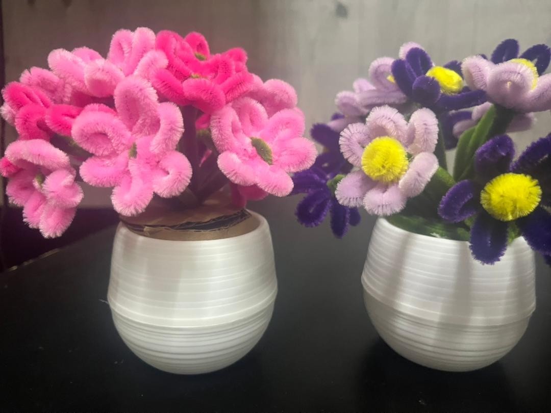 Pipe Cleaner Flowers Bouquet Handmade Twist Stick Bouquet Gift -ready stock