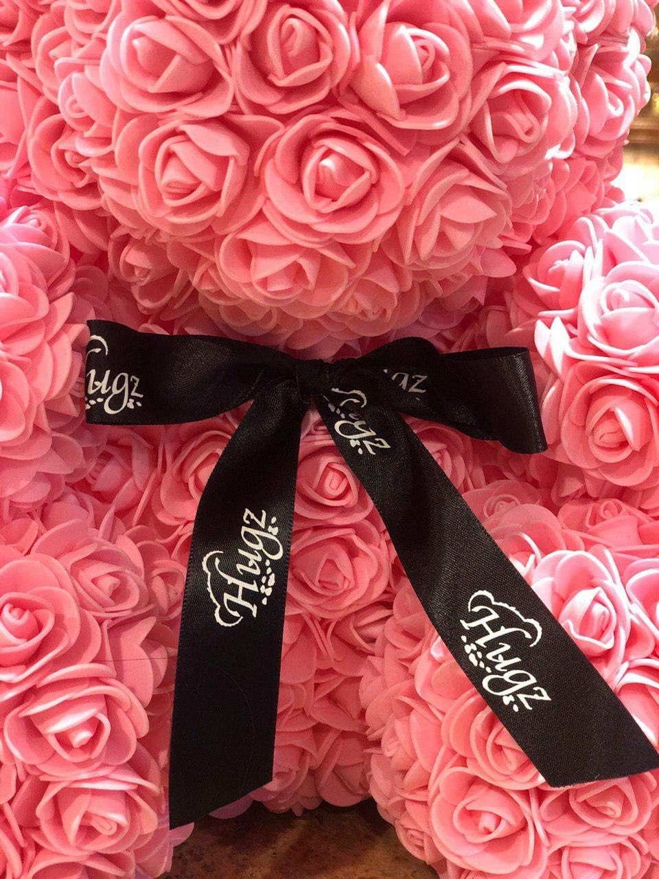 Large 16 inch Rose Bear Rose Teddy Bear Artificial Rose Flower Girlfriend Gift