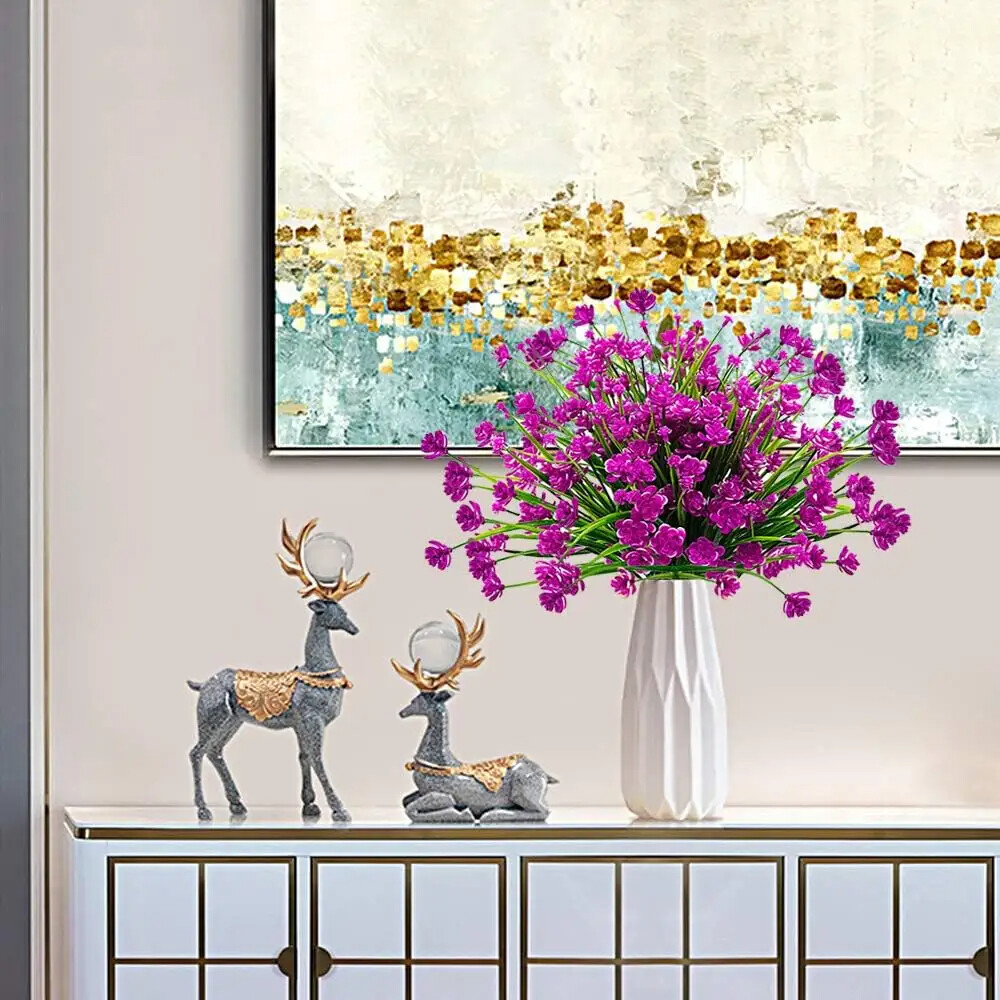 4pcs artificial flowers small Lotus home decoration outdoor floral art
