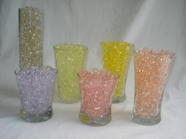 Water Beads ,Water Absorbing Gel Crystals,Centerpiece Decor -35 Different Colors