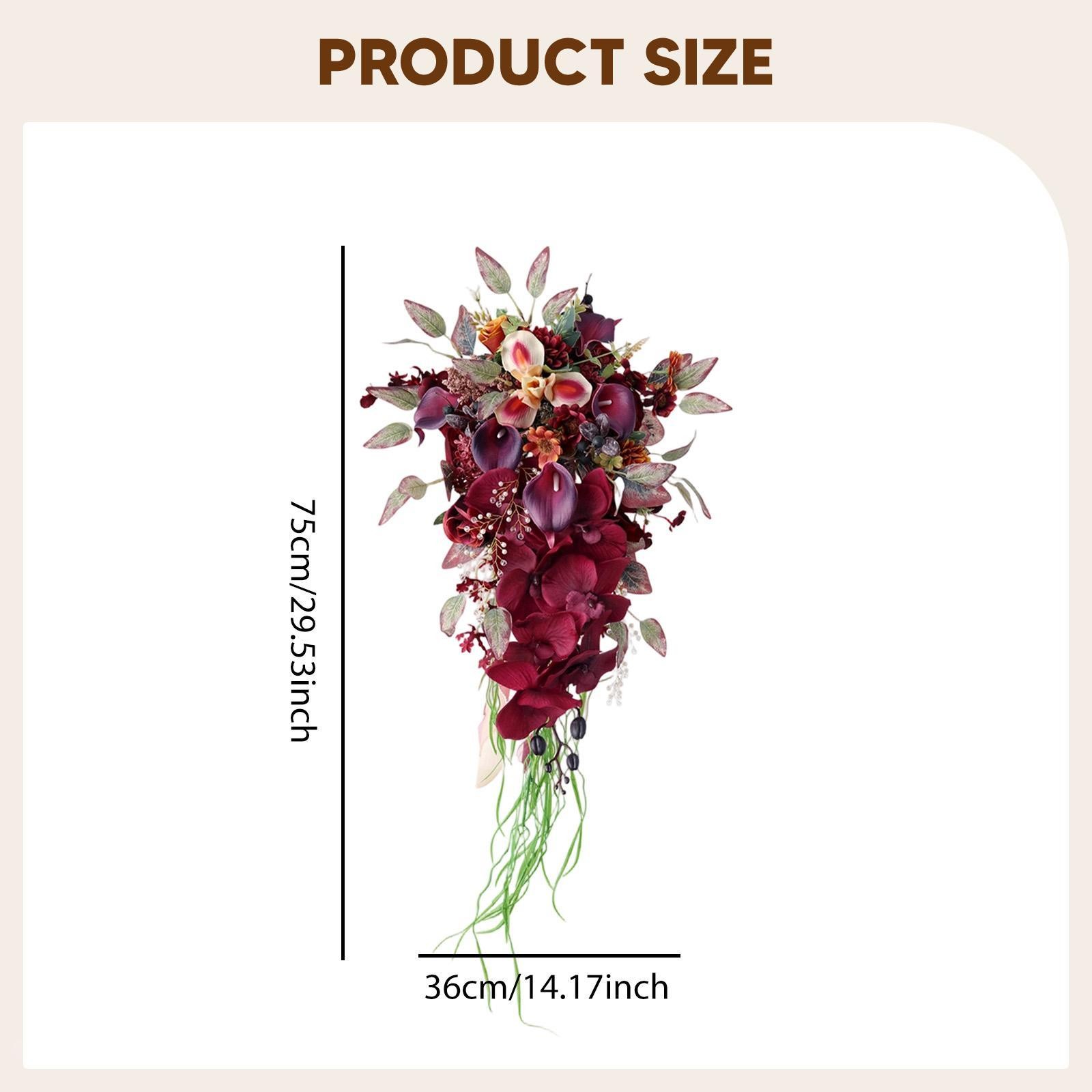 Wedding Bouquet Decoration Rose Water Drop
