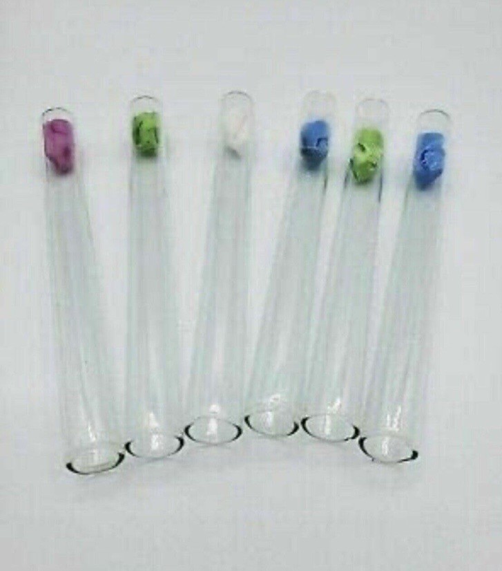 Love Roses Artificial Rose Flower Tubes Assorted Colors Display Pack