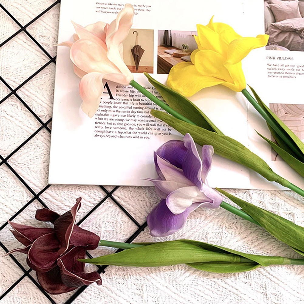 Artificial Iris Flowers for Home and Wedding Decor Beautiful Appearance