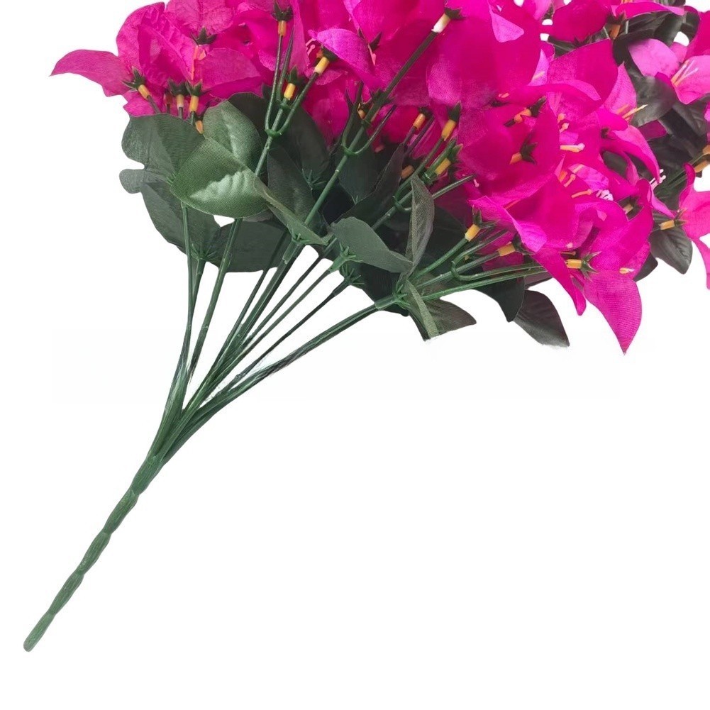 Silk Bougainvillea Vine Garland – Vivid Gradient Colors for Indoor Outdoor Use