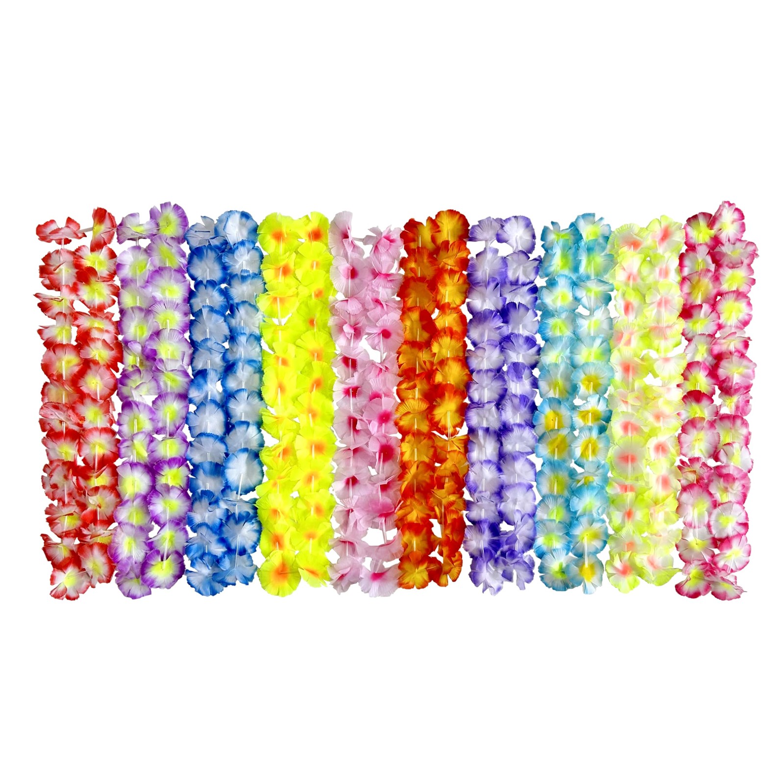 Hawaiian Leis For Luau Party Adults and Kids Tropical Party Decoration Supplies