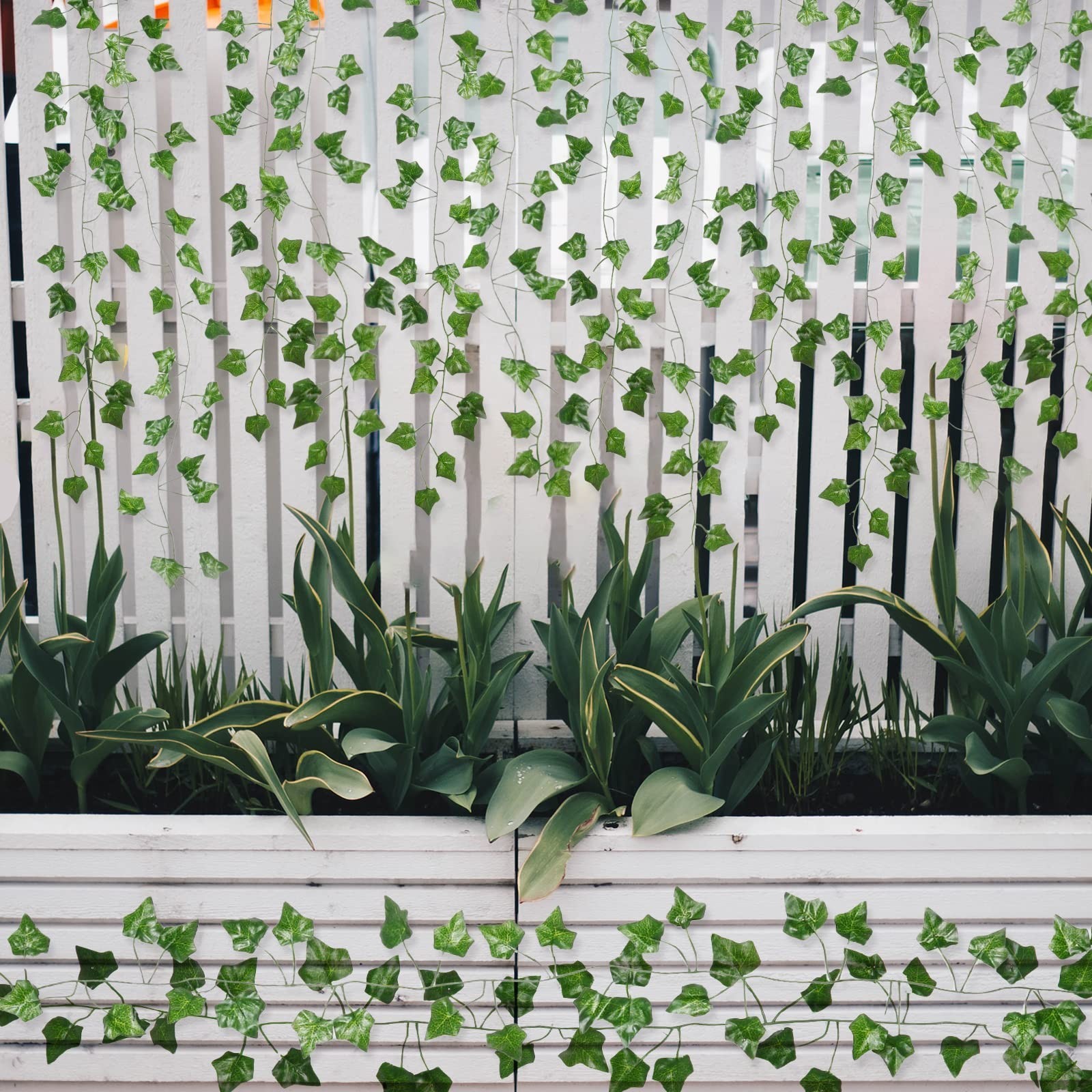 Fake Ivy Vines for Room Decor – Aesthetic Artificial Greenery Garlands 672FT 96P