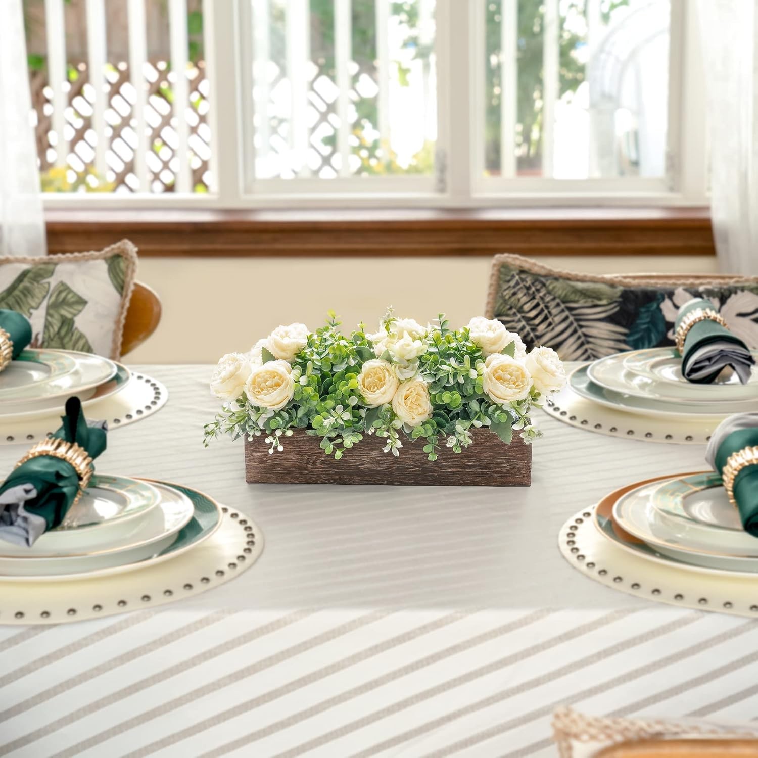 Centerpiece Table Decorations for Dining Room Farmhouse Living Room Table Cen…