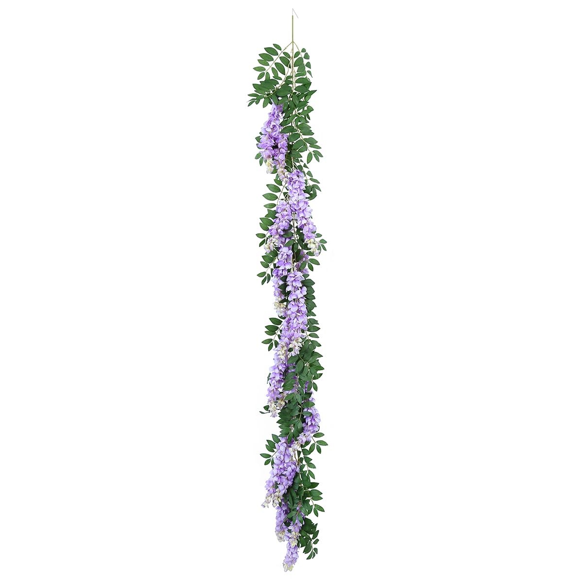 AROIUO 71″ Purple Wisteria Garland 1pc