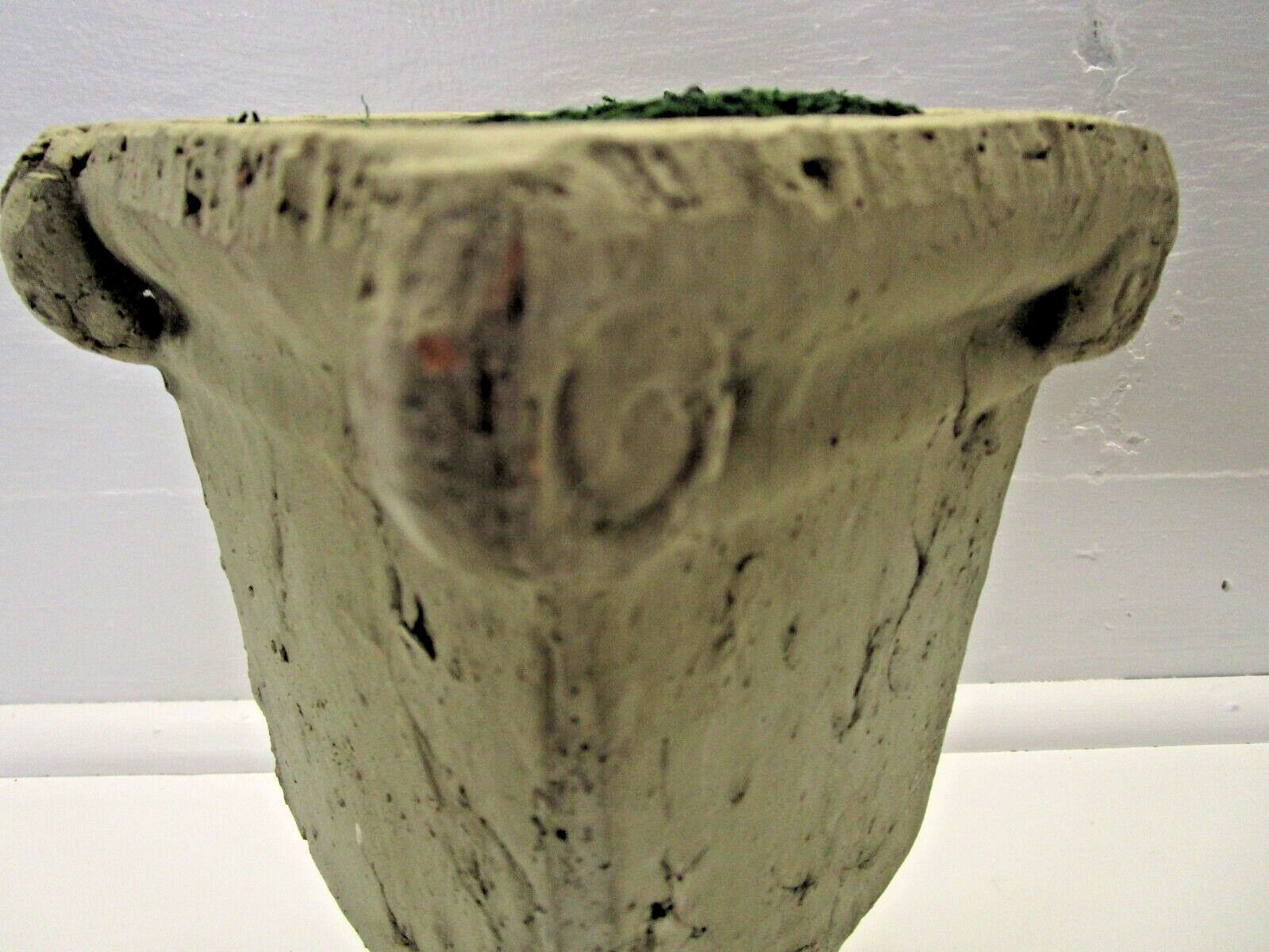 Amphora Vase Ceramic For Dry Flower Arrangements With Dry Sponge and Moss 8.5″
