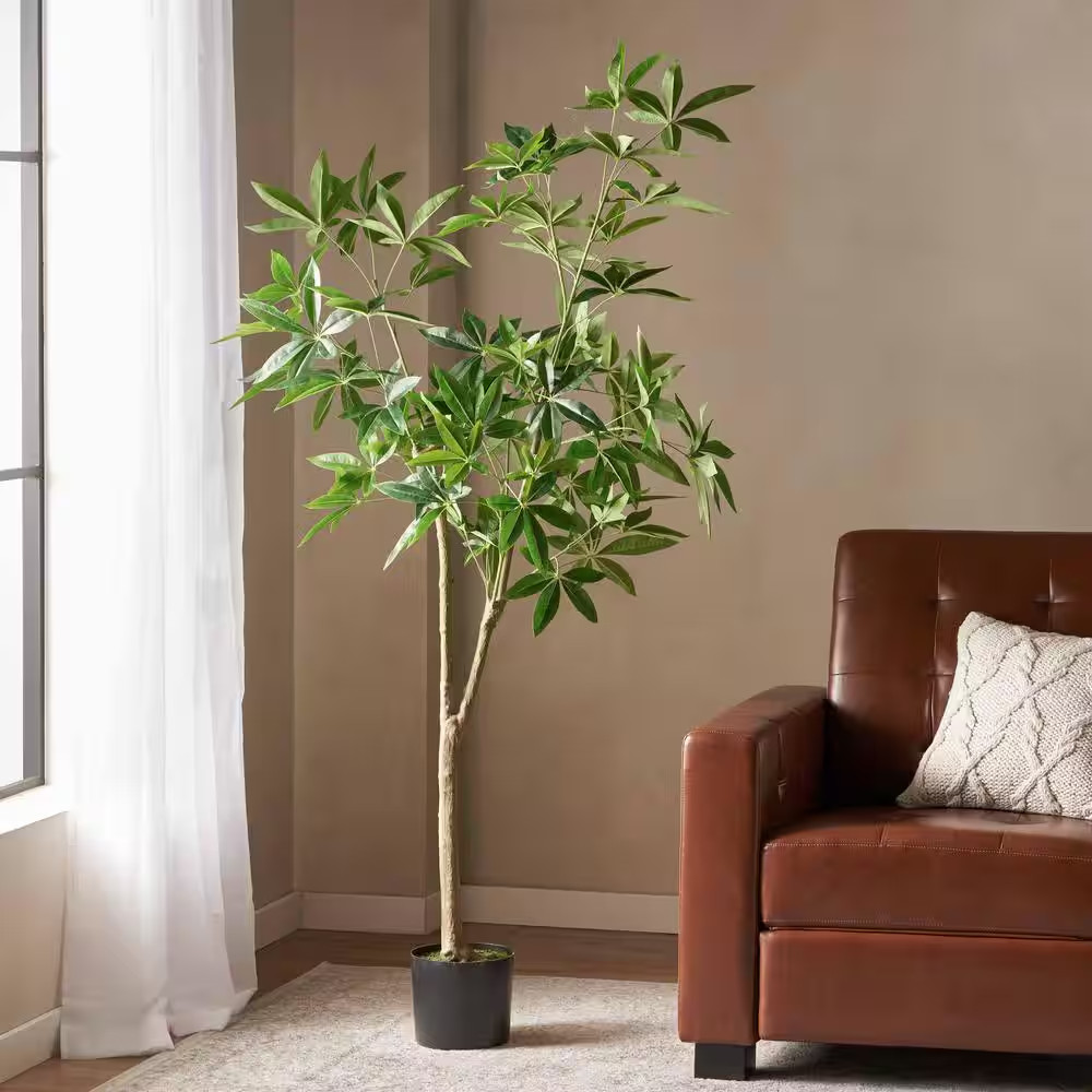 Contemporary 3.93 Ft. Green Outstanding Artificial Money Trees, for Home Decor L