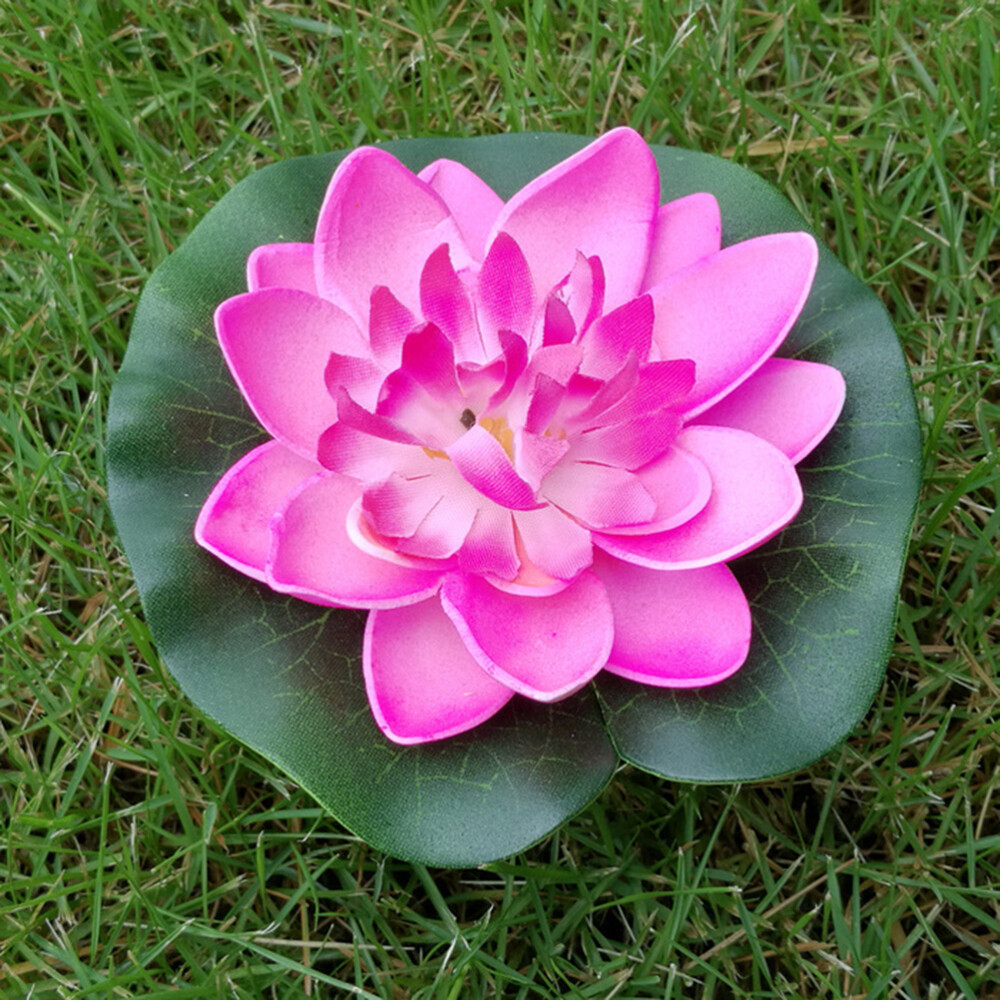 5Pcs Water Lillies Ponds DIY Floral Simulation Artificial Plant Flowers Decor
