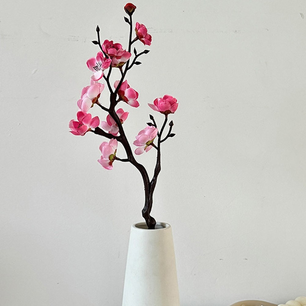 Fake Flower Arrangement Plum Blossom Bouquet Sustainable Choice Vibrant Colors