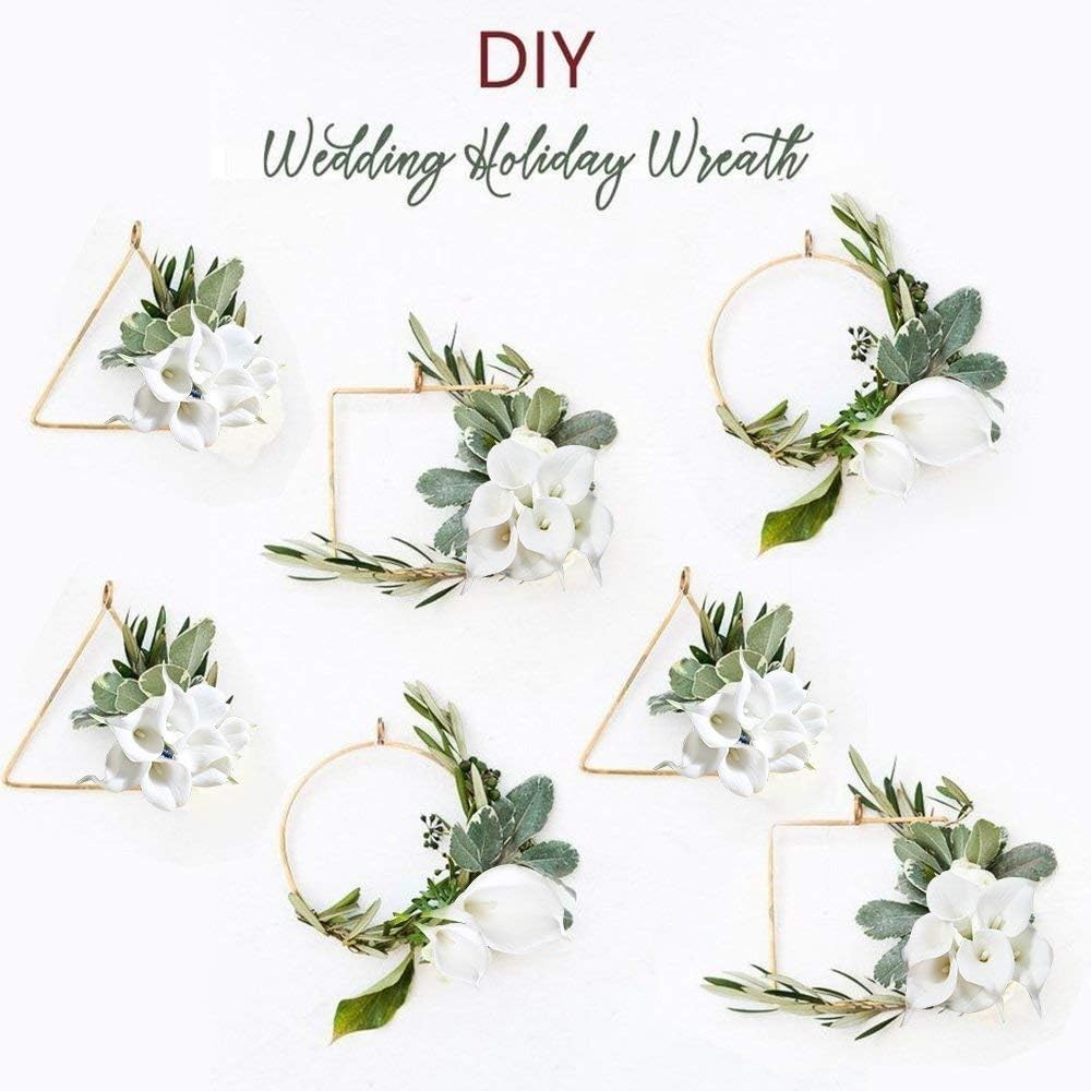 20Pcs Artificial Calla Lily Flower Real Touch Latex Flowers for DIY Wedding B…