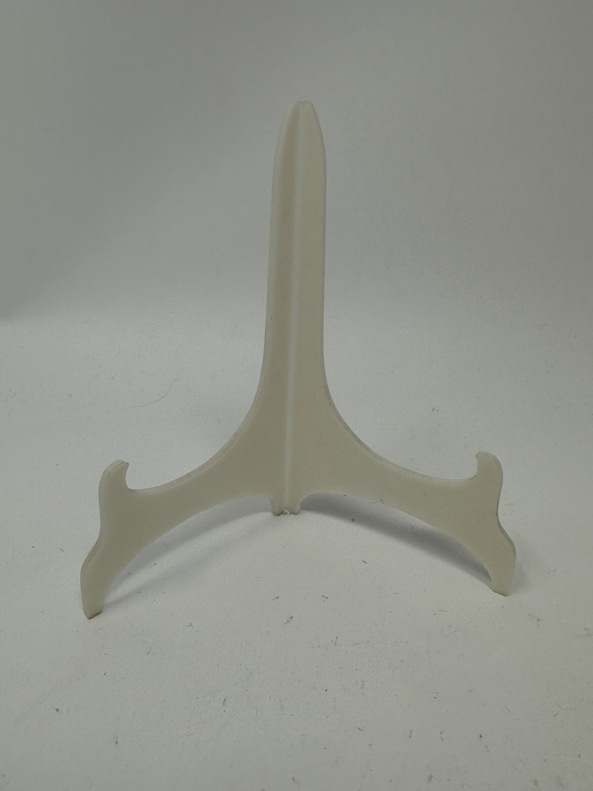 1White Display Stand, Decorative Book Holder + Ipad Holder, Plate Stand