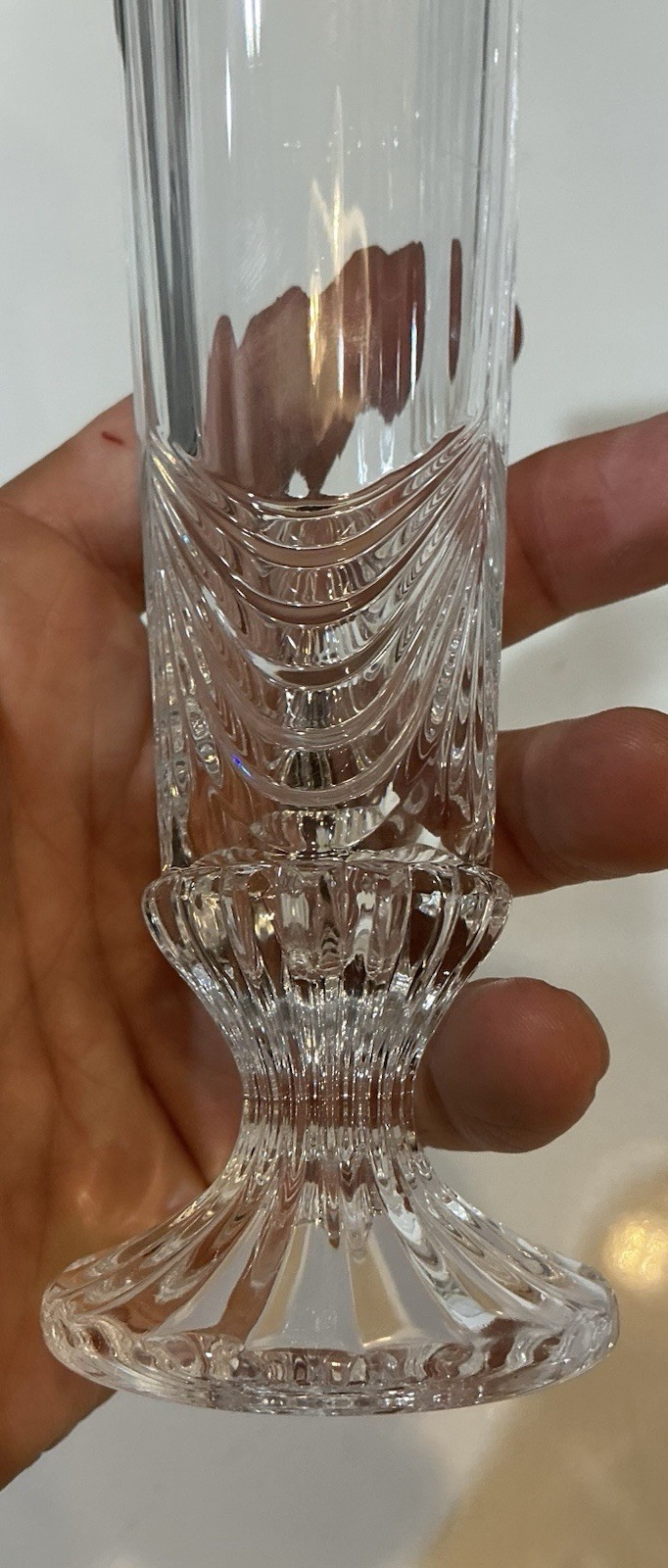 Bud Vase RCR Royal Crystal Rock 6.7 in. “Aurea” Vintage 80´s