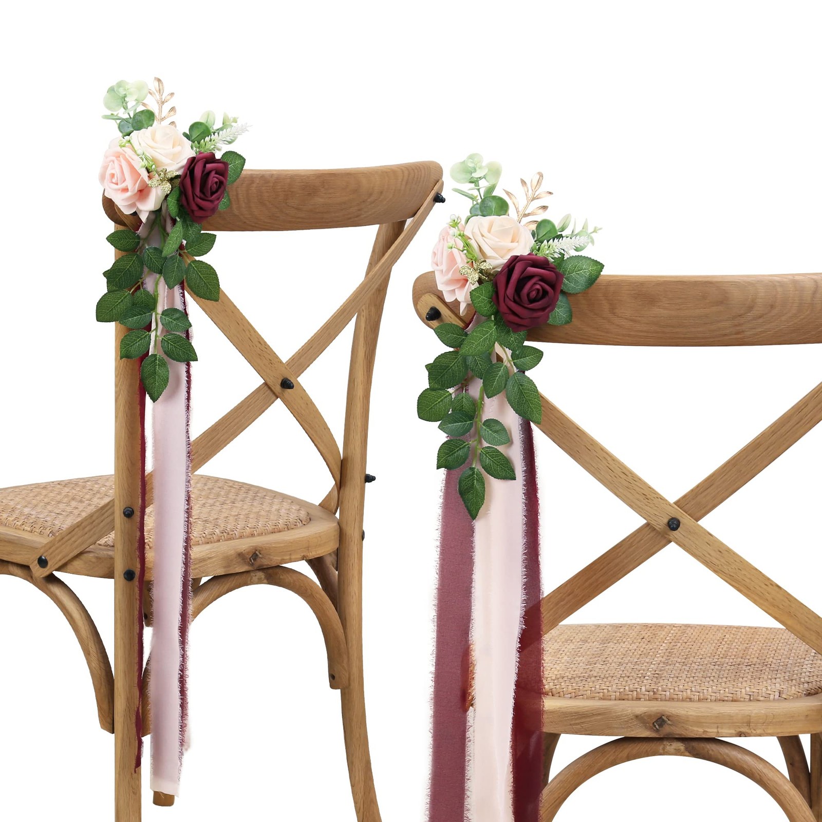 Wedding Aisle Decorations for Wedding Ceremony Set of 10 Pew Flowers for Chur…