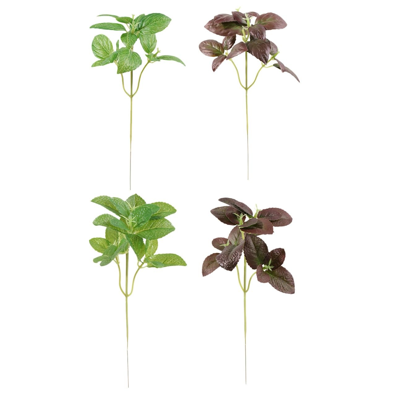 4Pcs Faux Greenery Plant Leaves Artificial Indoor Home Decoration for Coffee …