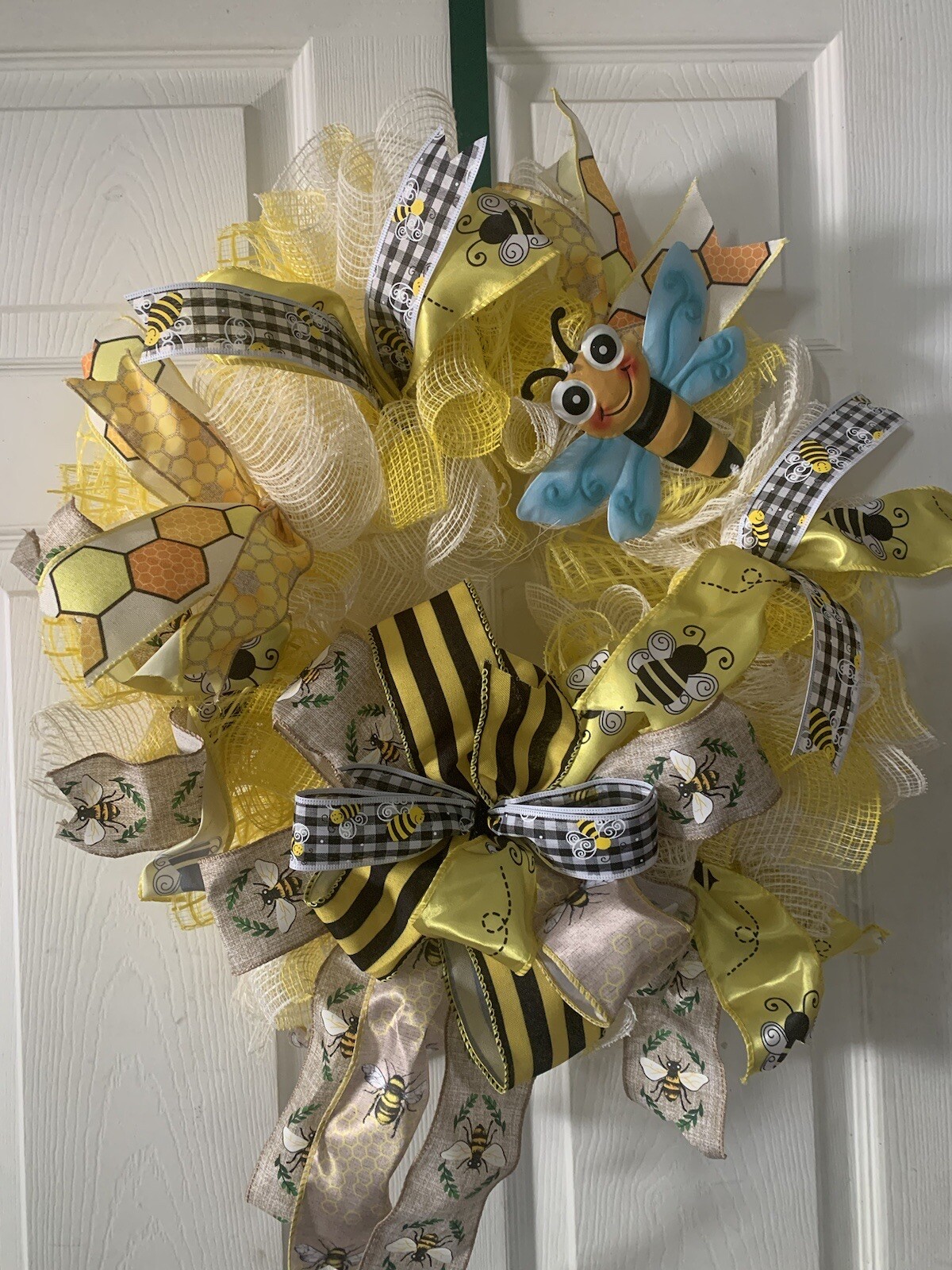 Bee Wreath Spring Summer Fall