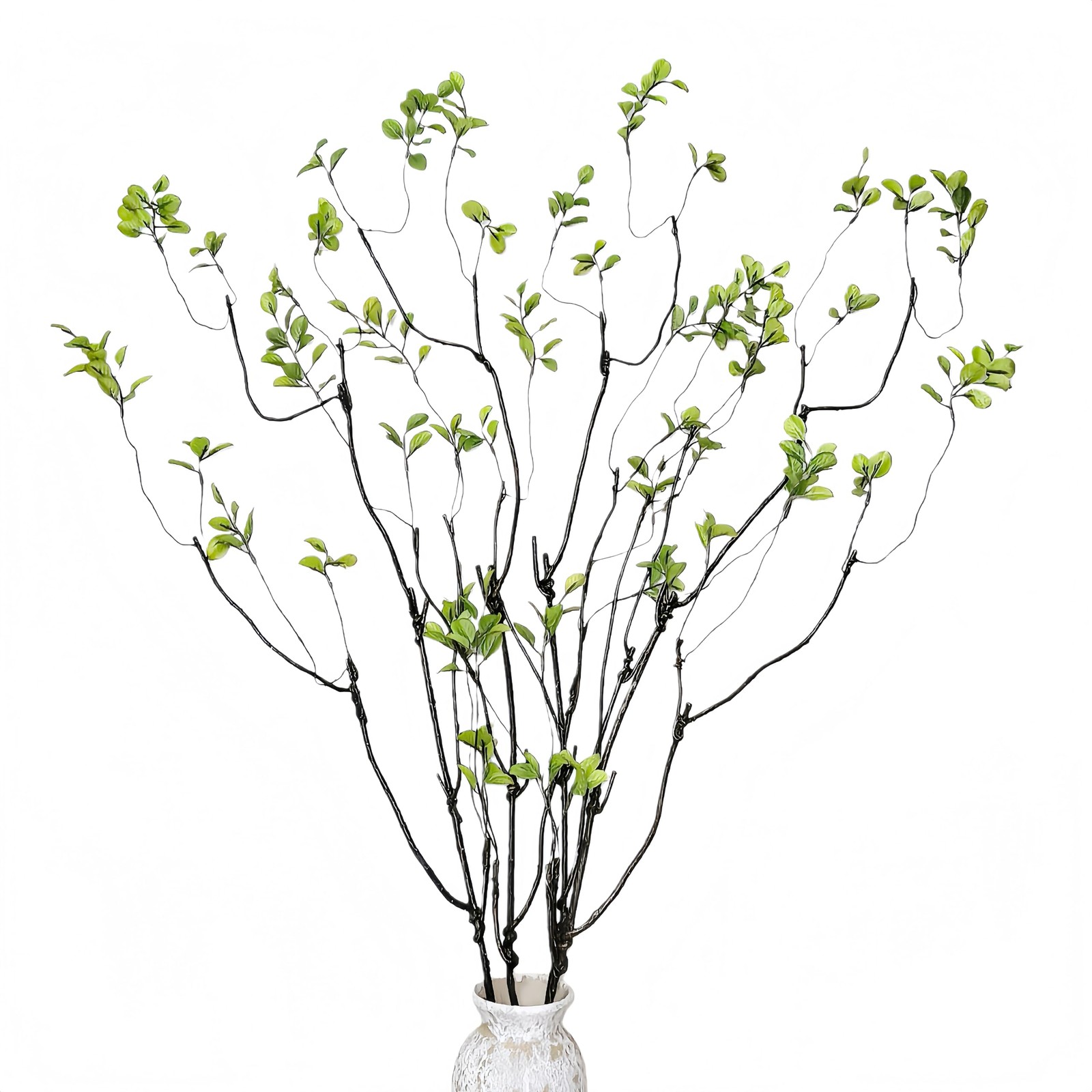 4pcs Long Faux Stems for vase,47.2 Inch Fake Branches for vase Filler Decorat…