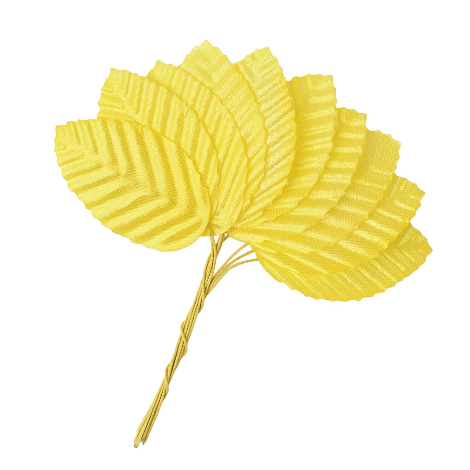 200Pcs Artificial Silk Rose Leaves, Fake Faux Wired Single Leaf for DIY Craft…