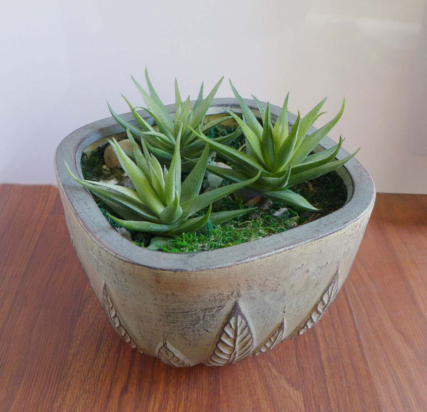 3 Pcs Artificial Aloe Succulents Plants Landscape