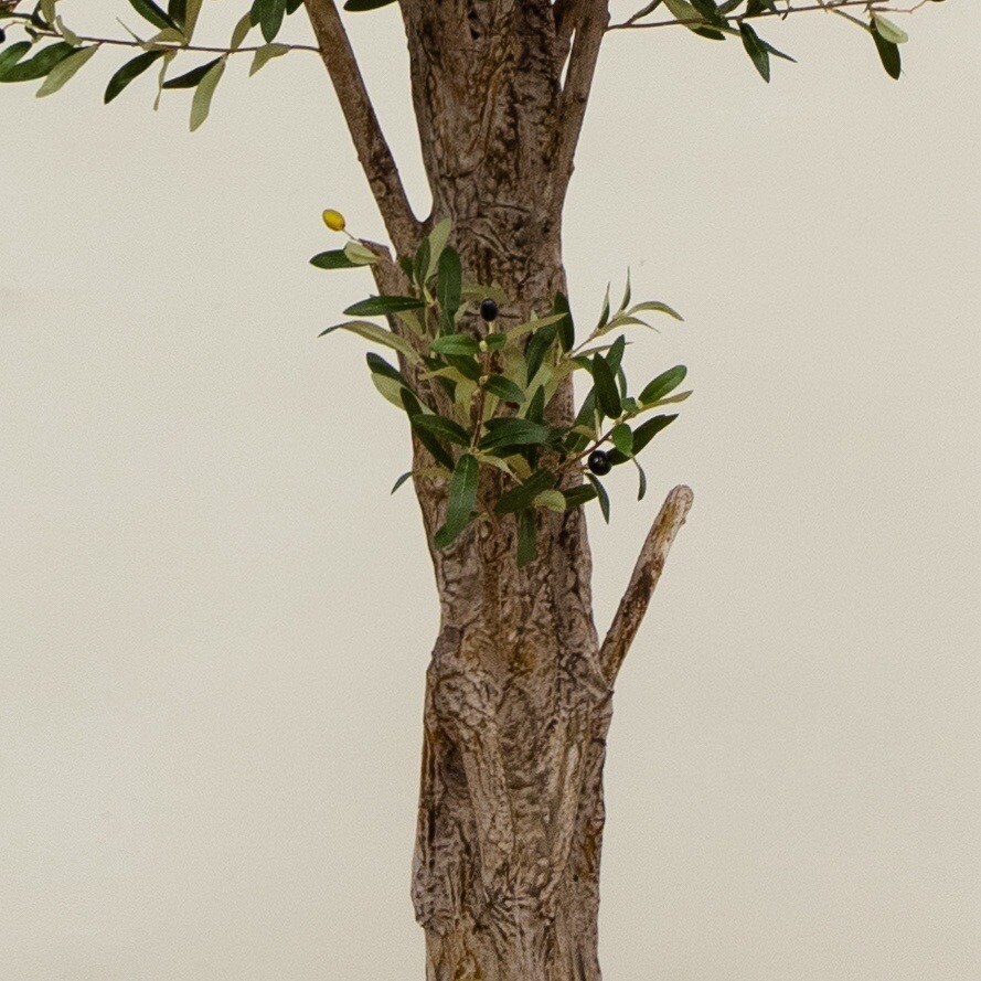 6Ft Artificial Giant Olive Tree w/3864 Branches Home Decor. Retail $729