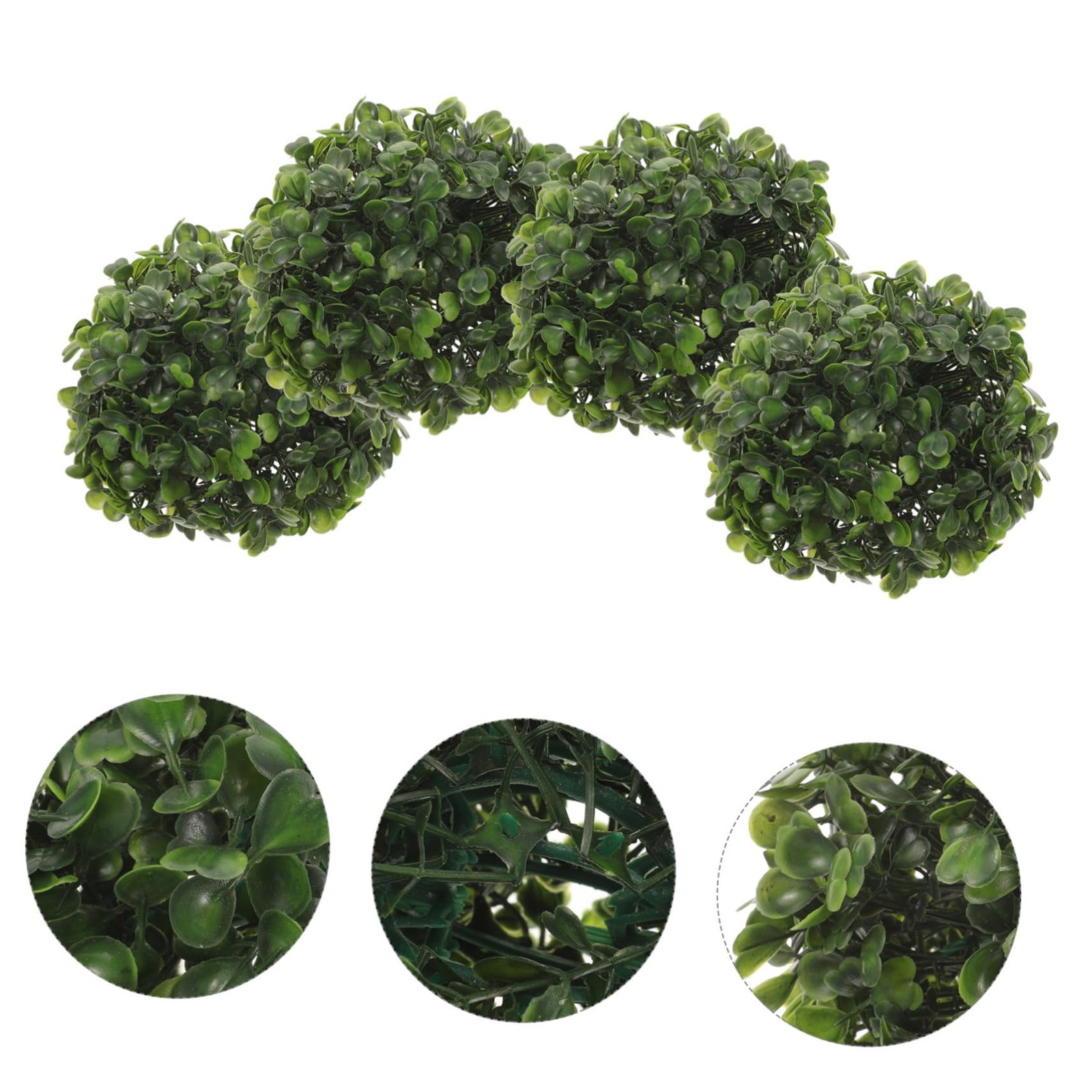 8 Pcs Decorative Hanging Simulated Grass Balls For Party Ceiling Decor