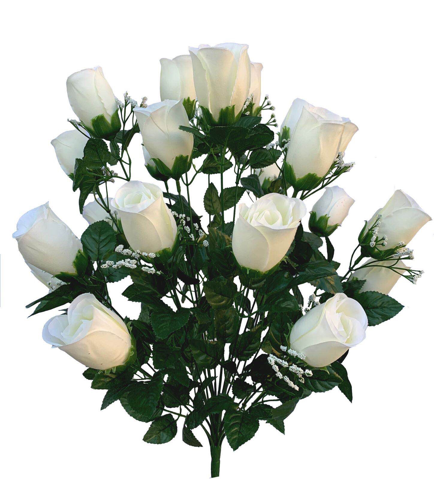 24 Heads Rose Buds for Wedding Party& Home