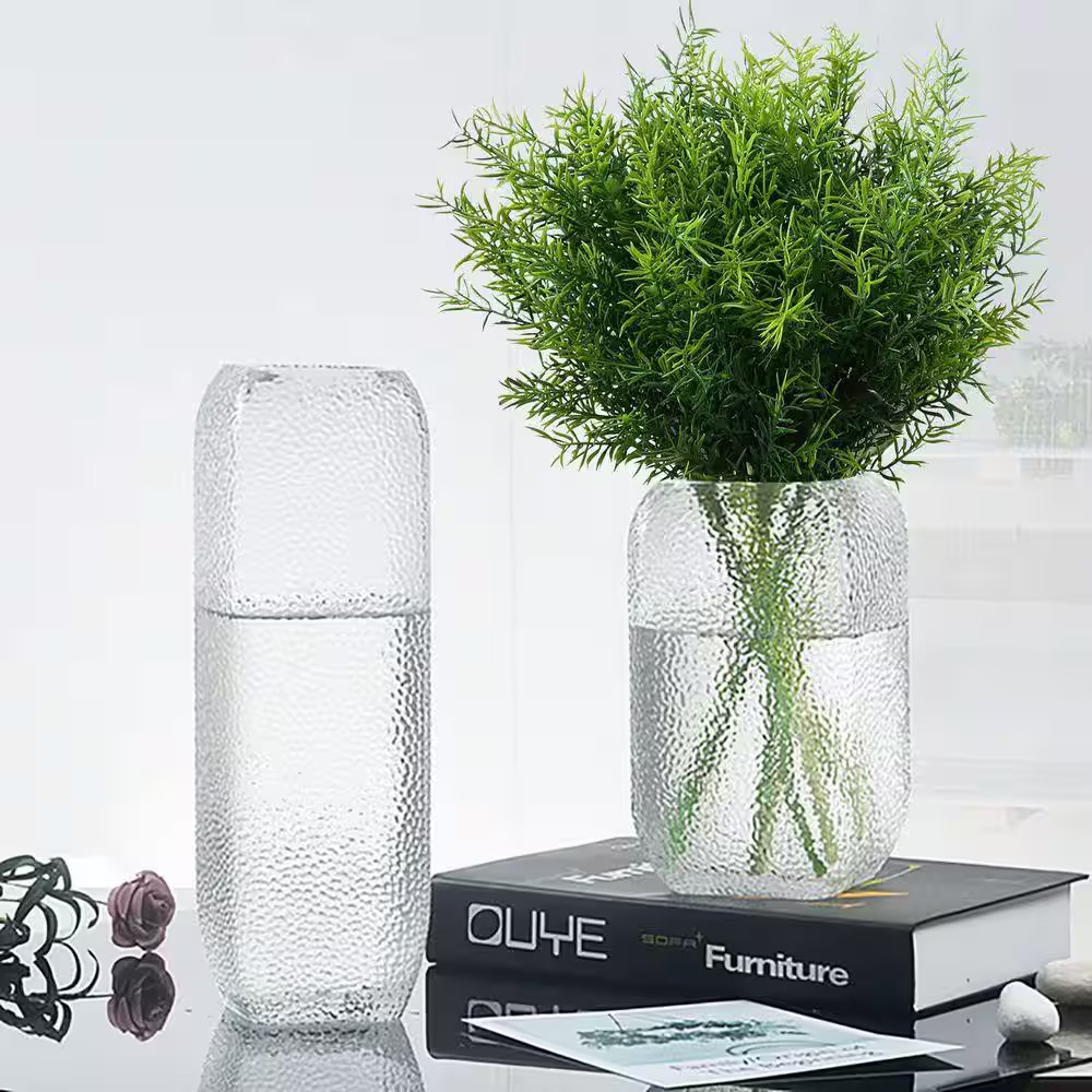 Artificial Fern 14 In. Greenery Plastic Grass Shrubs UV Resistant No Fade Faux F