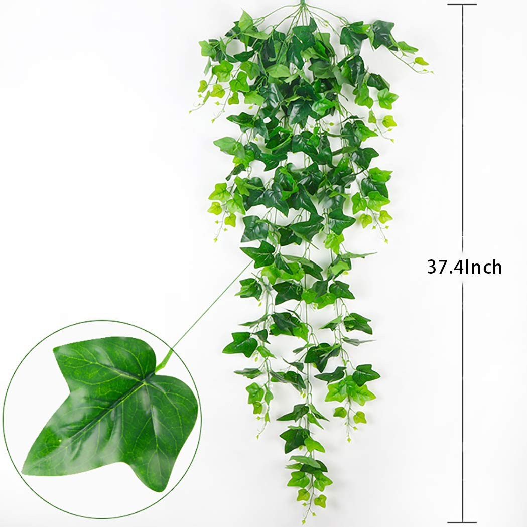 Room Decor Aesthetic Fake Plants, 2 Pack 35 Inch Ivy Artificial Plants for Ho…