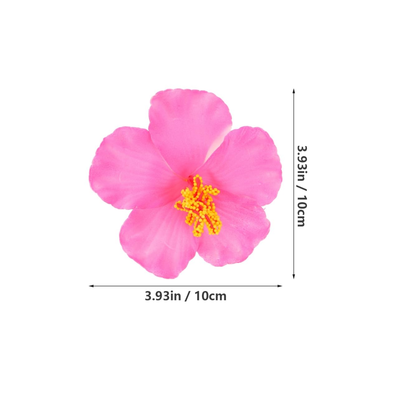 20 Pack Artificial Hibiscus Flowers Pink Hibiscus Flowers Artificial Fake Flo…