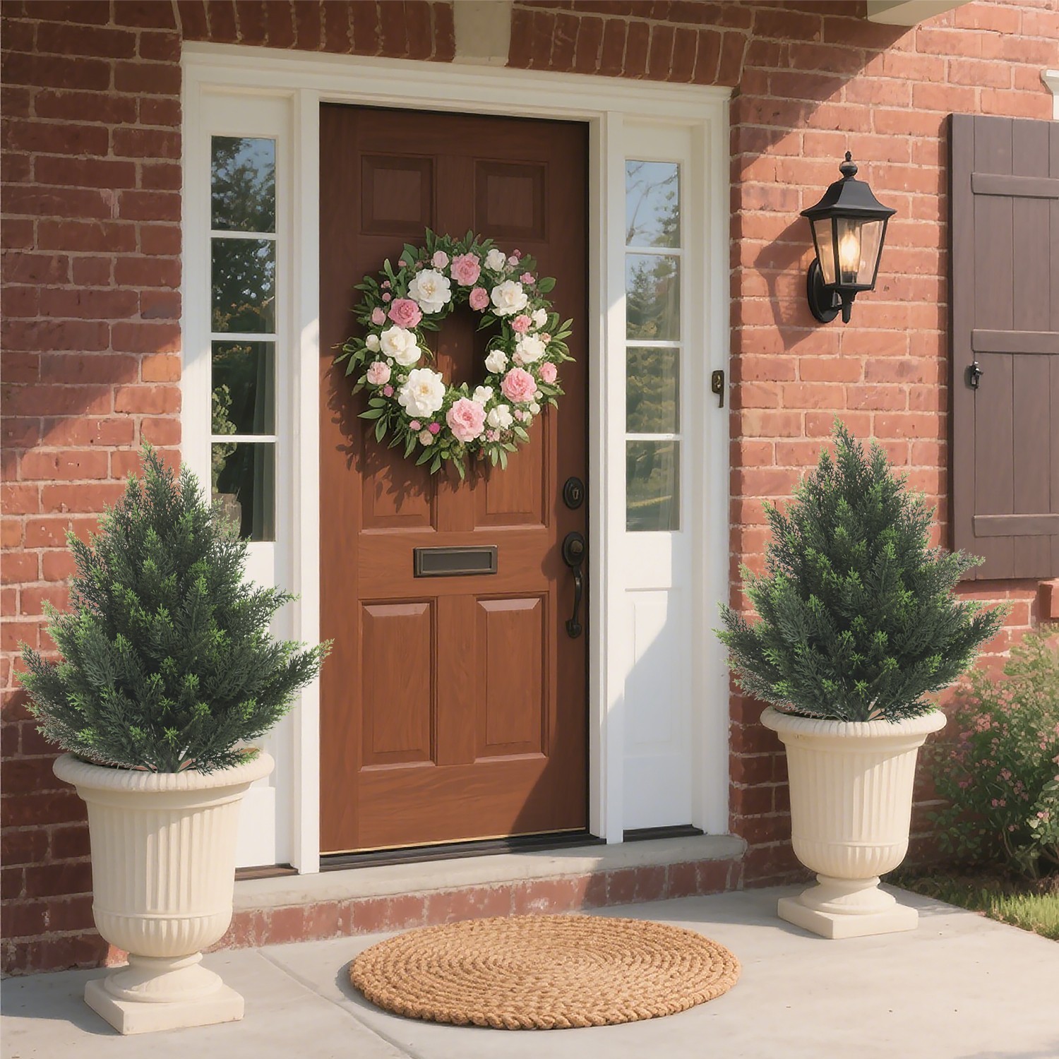 60cm Cypress Tree Stake,home decor,2 Pack,gift,Garden Doorway Decoration