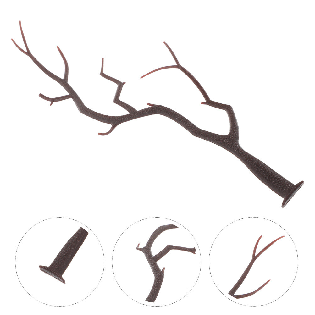 10 Pcs Dry Branch Decor Christmas Embellishment Ornaments Office
