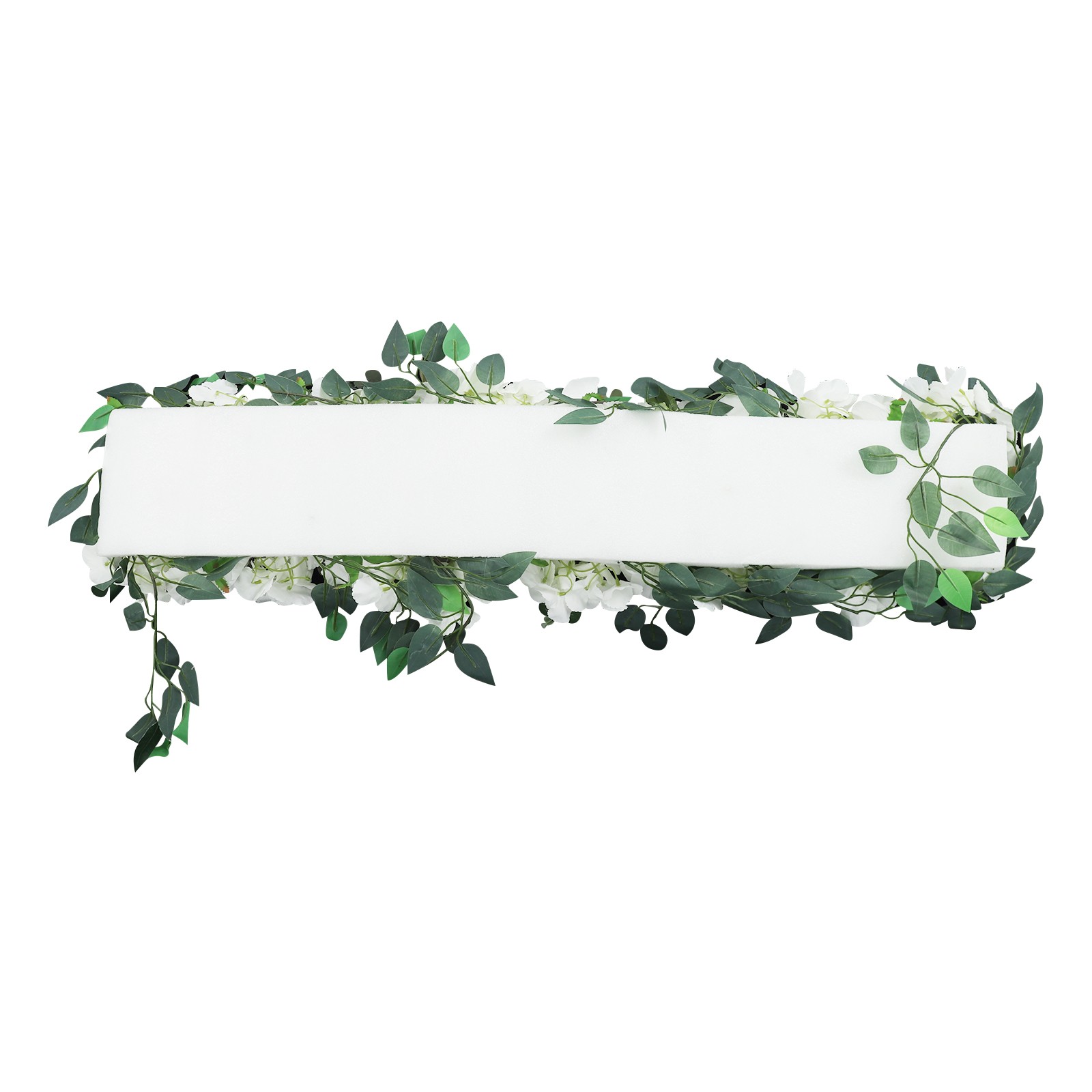 Elegant White Artificial Flowers Artificial Flower Row for Home Party Decoration