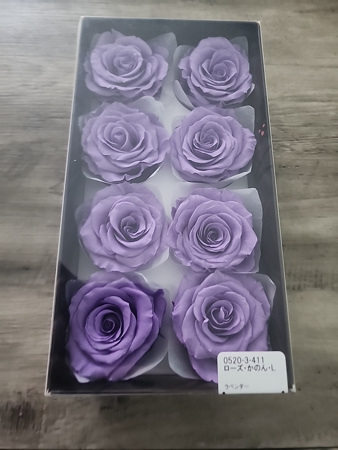 Lot of 8 Preserved Rose Flowers -100% Real -Preserved by Earth Matters PINK