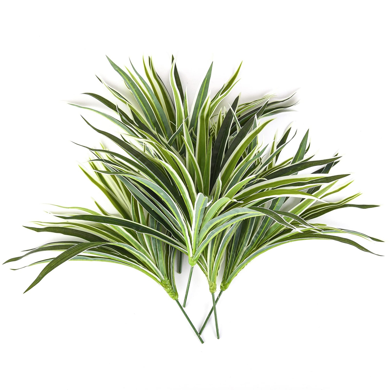 5 PCS Artificial Spider Plant Fake Greenery Realistic Chlorophytum Plants Ind…
